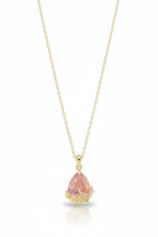 Rosée Drop Necklace drop earrings on clean white background, product flat lay, ZARIÉ fine jewellery RAYONNE collection