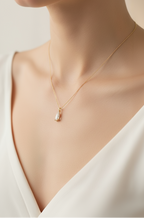 Élan Drop Necklace drop earrings close-up detail shot showing craftsmanship, ZARIÉ fine jewellery LUMIÈRE collection